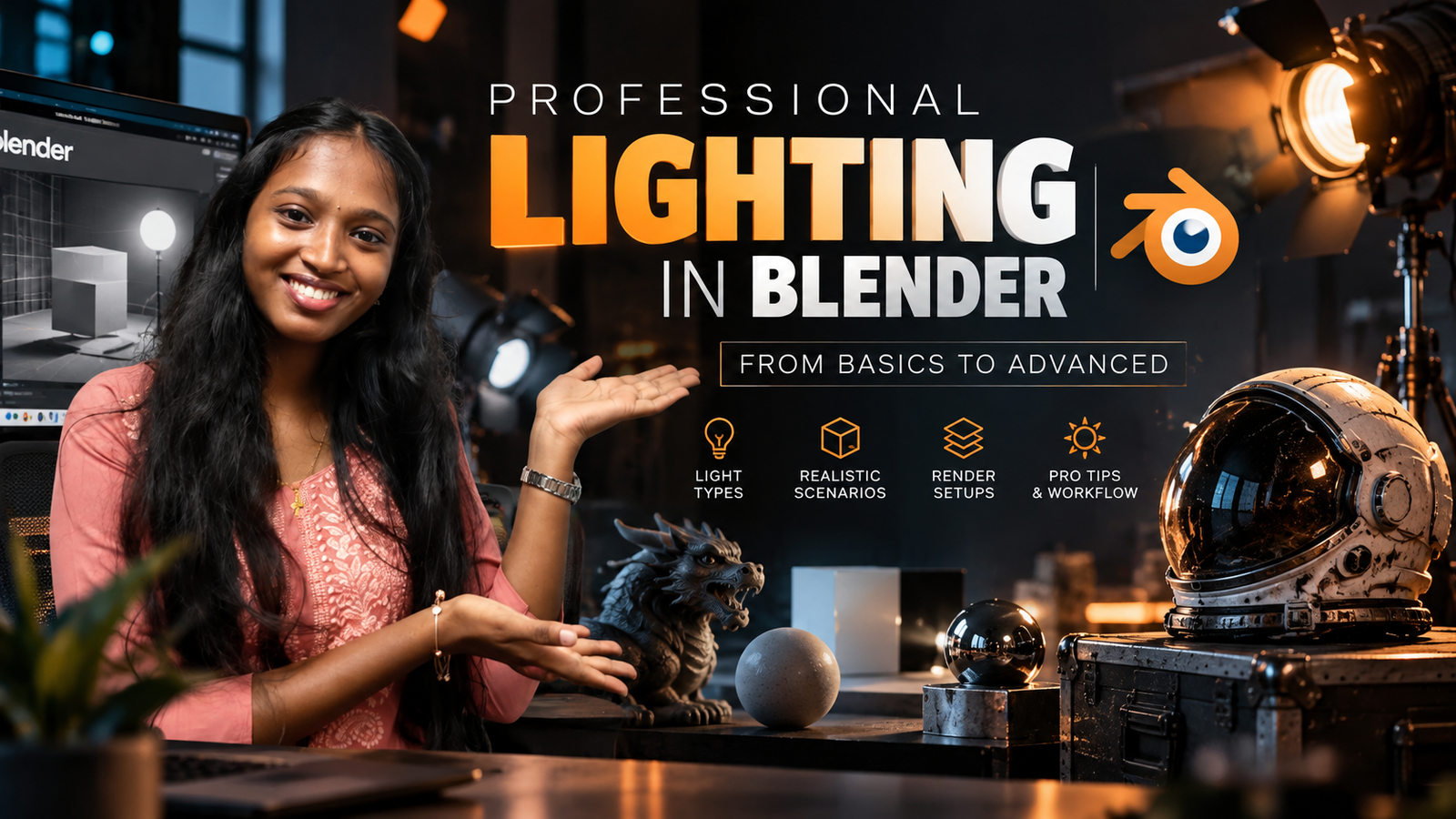 Professional lighting in Blender 3D